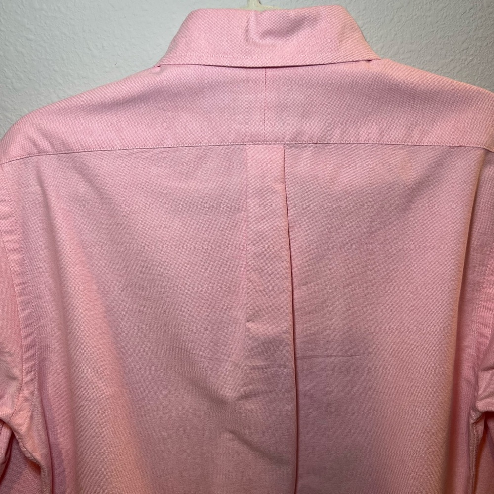 Polo Ralph Lauren Slim Fit Stretch Oxford Pink Shirt Size M - Picture 7 of 14